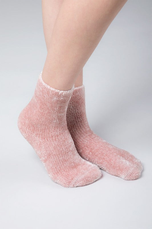 Lux Chenille Socks