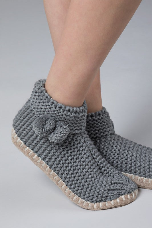 Snowflake Slipper Socks