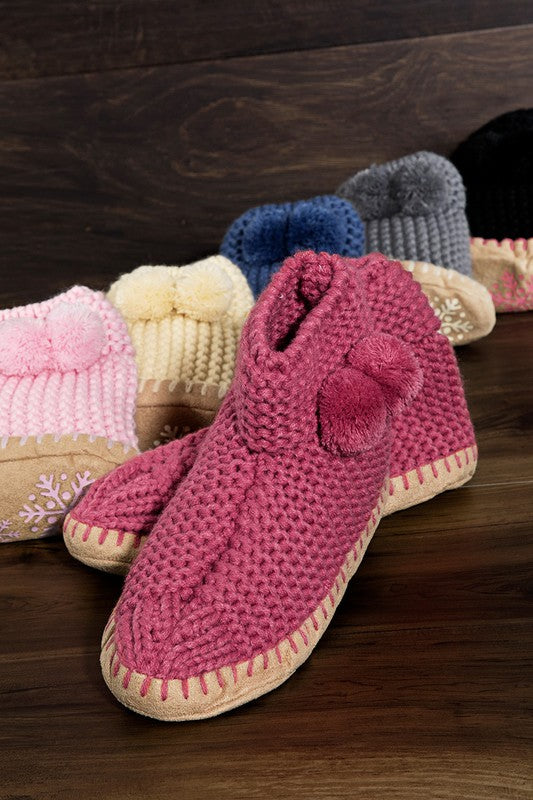 Snowflake Slipper Socks