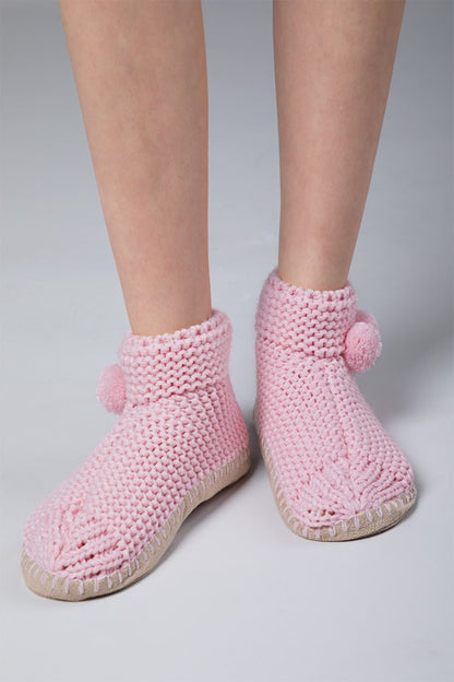 Snowflake Slipper Socks