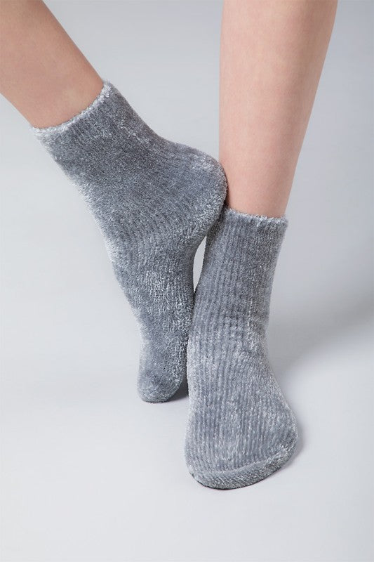 Lux Chenille Socks