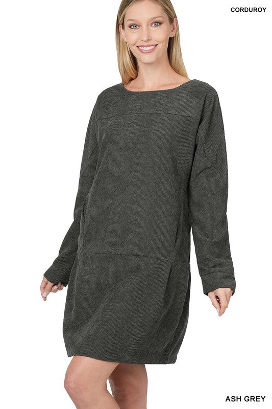 Relax Corduroy Dress