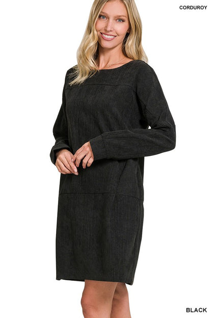 Relax Corduroy Dress