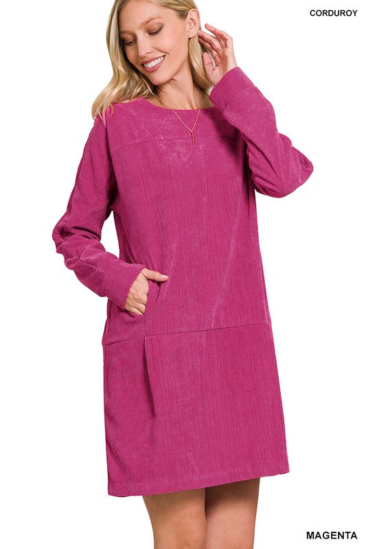 Relax Corduroy Dress