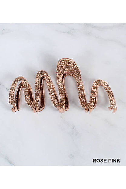 Metal Squiggle Hair claw Hair Clip