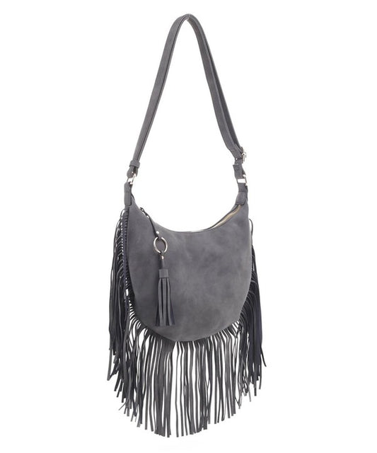 Soft Fringe Crossbody Bag