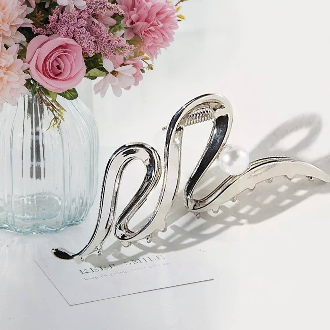 Metal Squiggle Hair claw Hair Clip