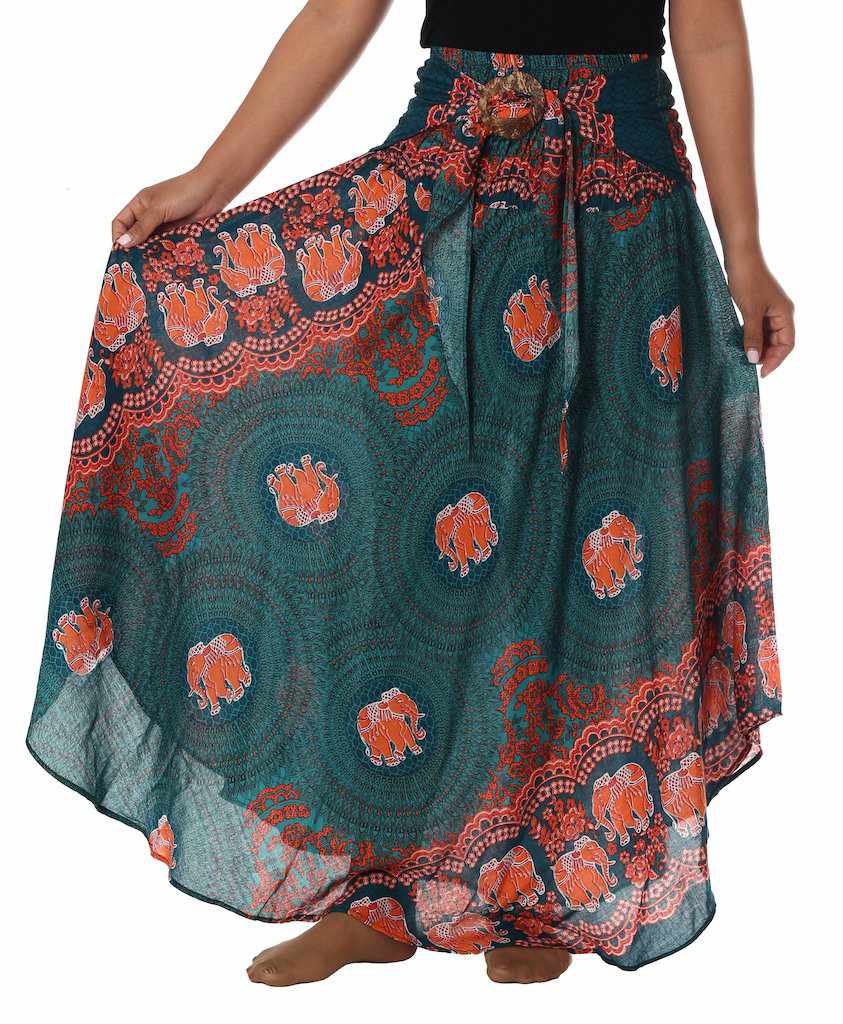 Beach Gypsy Flowy Skirt Dress