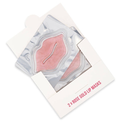 Rose Gold Lip Restoration Mask, 2 Pack