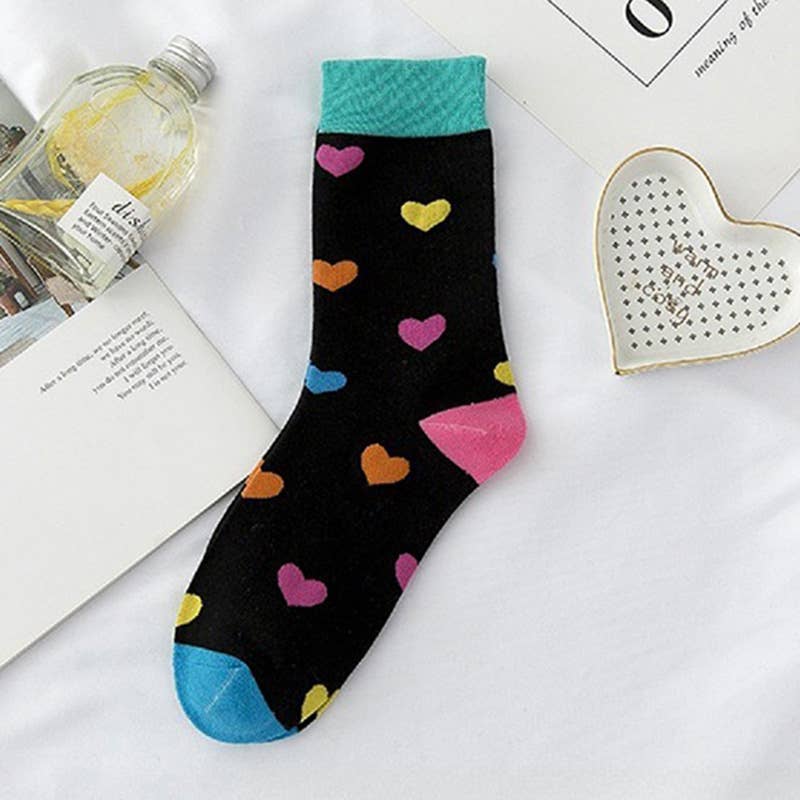 Heart Patterned Socks