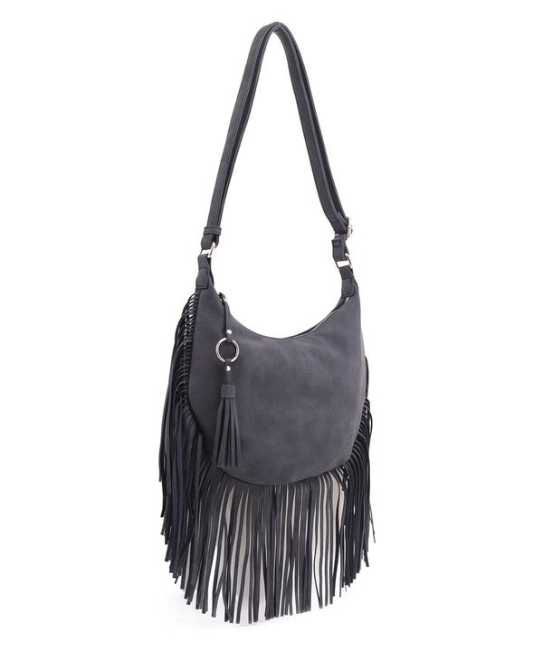 Soft Fringe Crossbody Bag