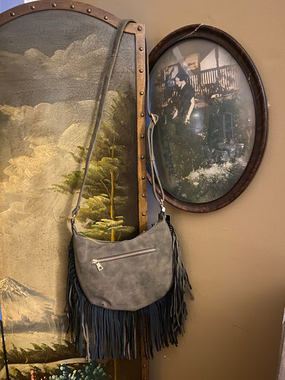 Soft Fringe Crossbody Bag