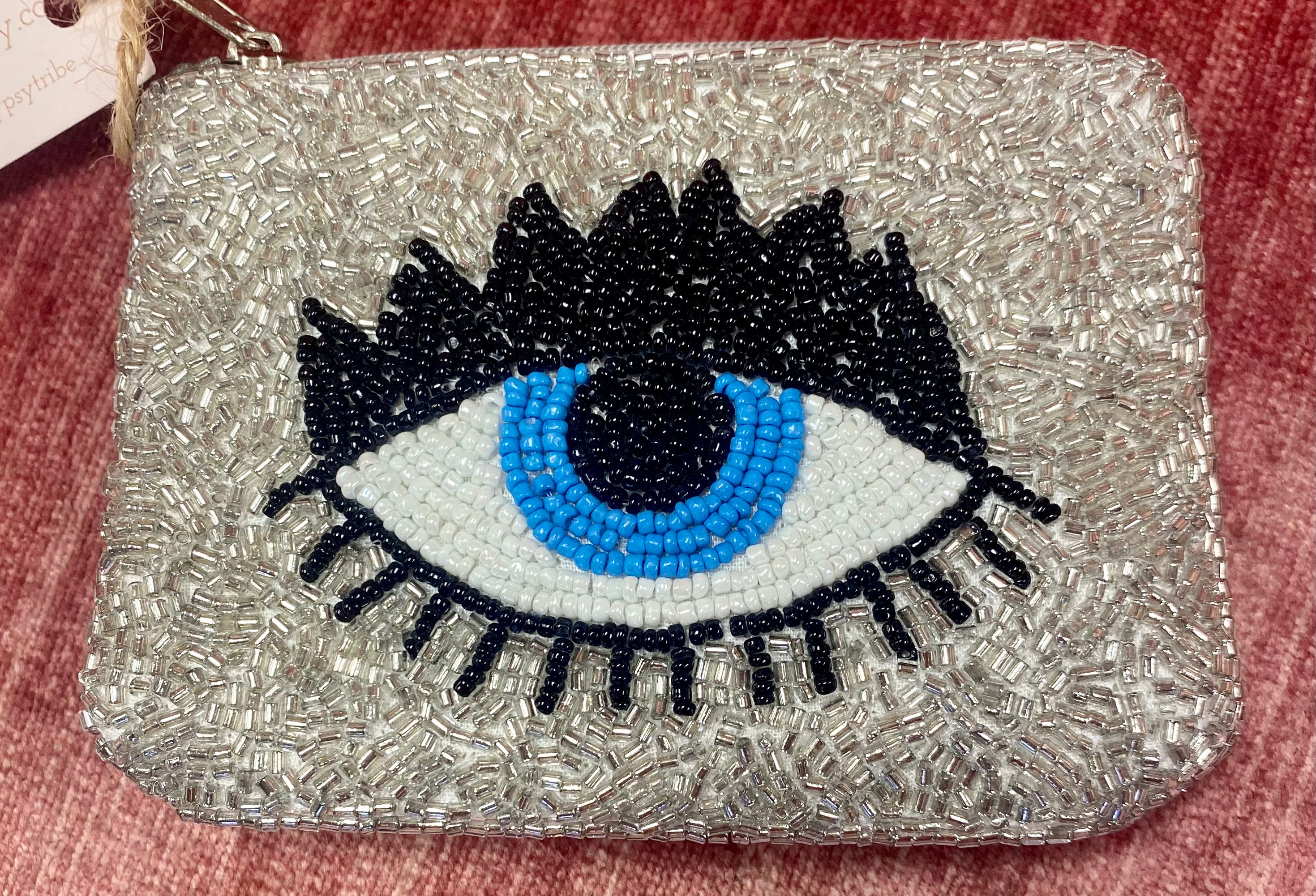 evil eye bead purse