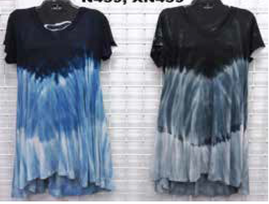 Tie Dye V Neck Dress