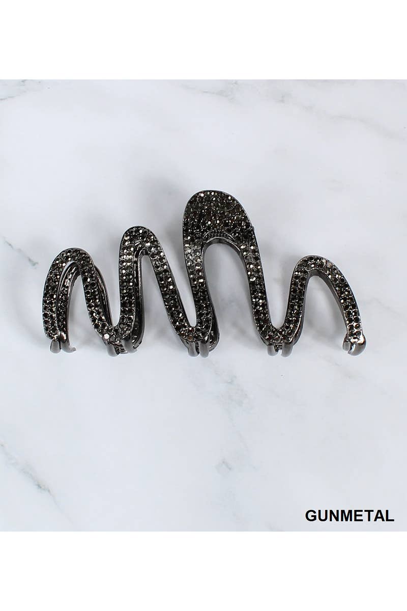 Metal Squiggle Hair claw Hair Clip