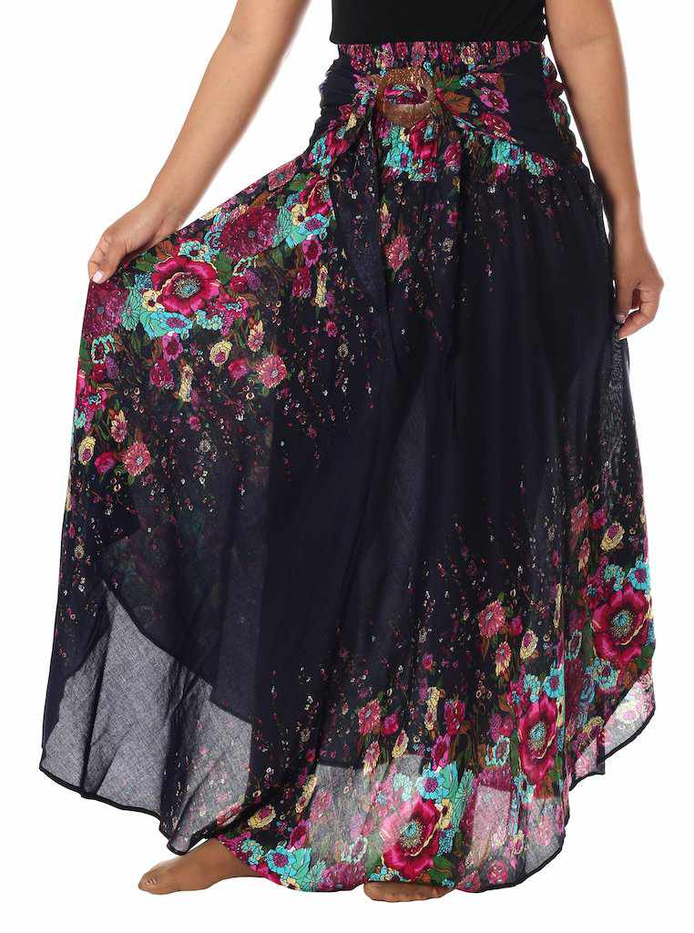 Beach Gypsy Flowy Skirt Dress