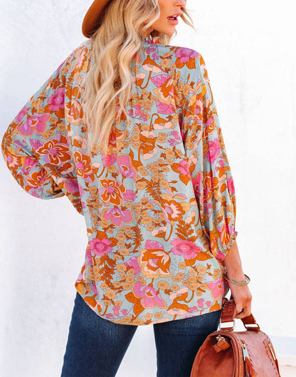Lucy Floral Print Blouse