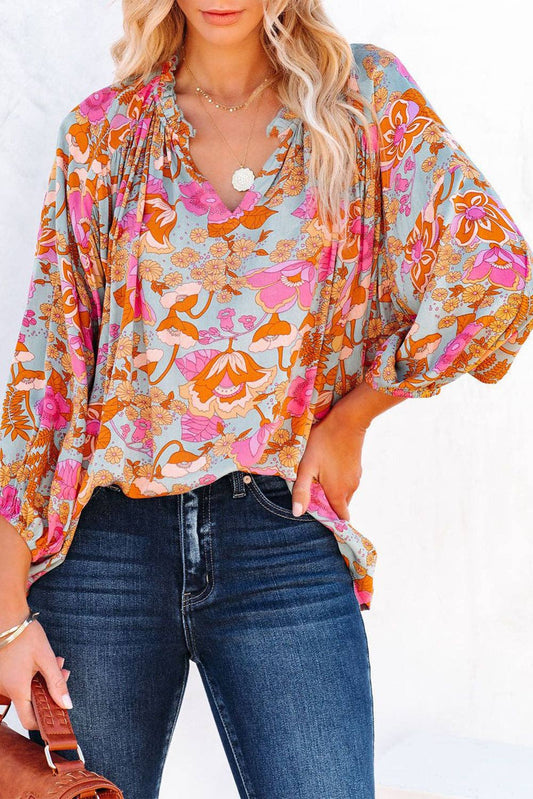 Lucy Floral Print Blouse