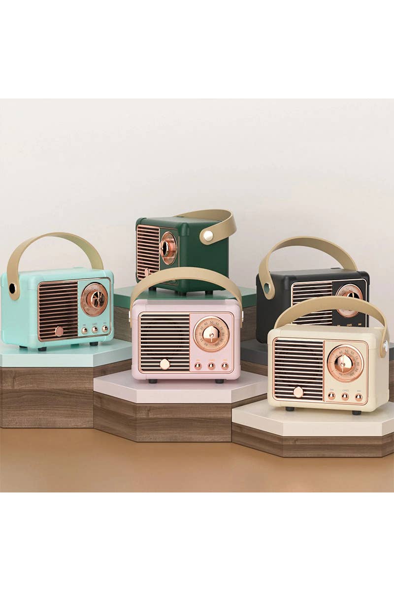 Rechargeable Retro Bluetooth Speaker