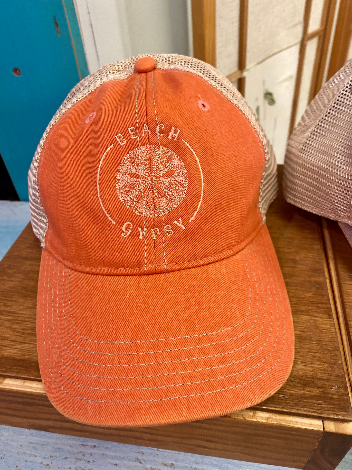 Embroidered Beach Gypsy Trucker