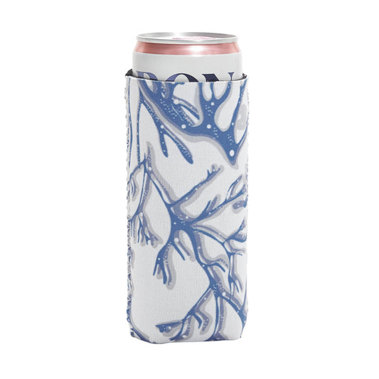 12oz Skinny Can Sleeve Coral