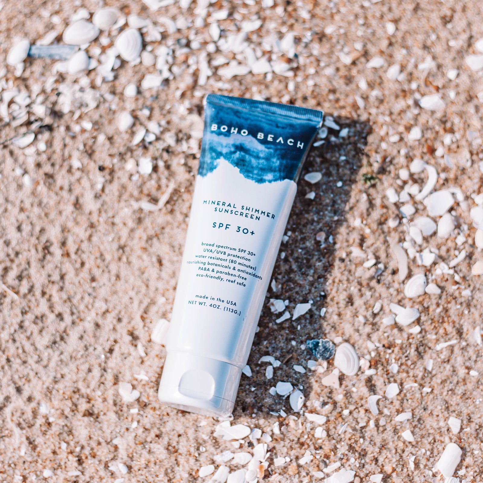 Boho Beach Mineral Shimmer Sunscreen
